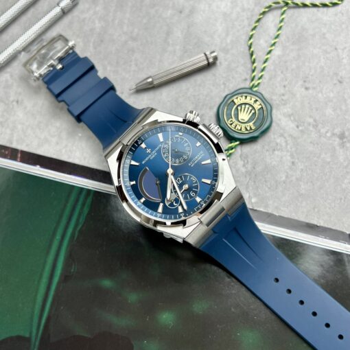 Vacheron Constantin Overseas 47450/000W-9511 TWA Factory 1:1 Best Edition Blue Dial Rubber Strap - 이미지 2