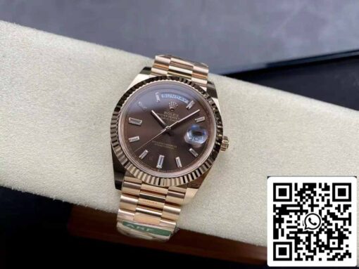 Rolex Day Date 40 M228235-0003 Chocolate Dial 1:1 Best Edition AR Factory 3255 Movement - Image 8