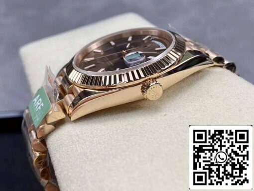 Rolex Day Date 40 M228235-0053 Chocolate Dial 1:1 Best Edition AR Factory 3255 Movement - Imagen 6