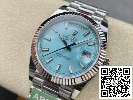 Rolex Day Date 40 M228236-0018 Tiffany Dial 1:1 Best Edition AR Factory 3255 Movement - 이미지 7