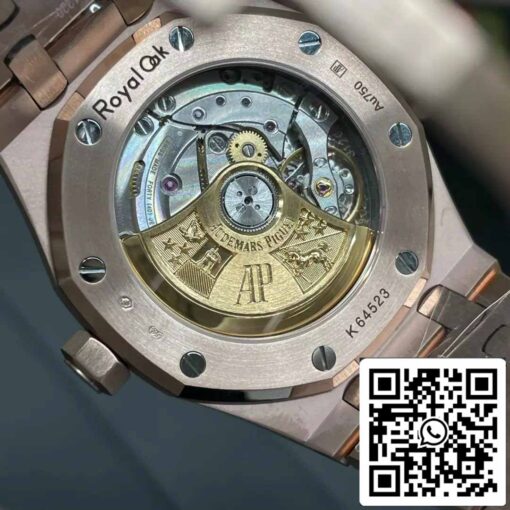 Audemars Piguet 15454OR.GG.1259OR.01 Frost Gold 1:1 best edition APS Factory White dial Rose gold - Image 3