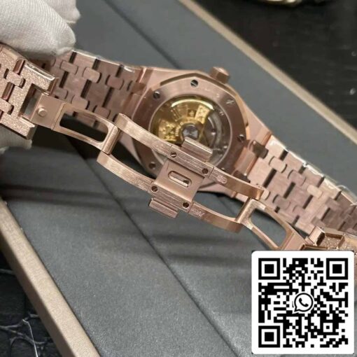 Audemars Piguet 15454OR.GG.1259OR.01 Frost Gold 1:1 best edition APS Factory White dial Rose gold - Image 2