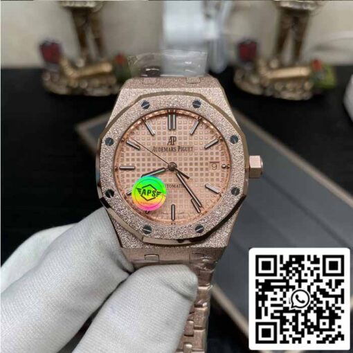 Audemars Piguet 15454OR.GG.1259OR.03 Frost Gold 1:1 best edition APS Factory Rose Gold dial Rose gold - Image 8