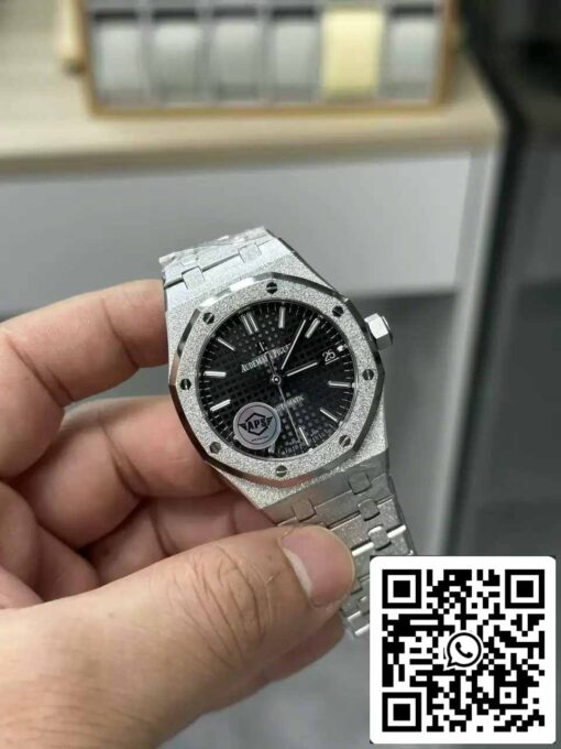 Audemars Piguet 15454BC.GG.1259BC.03 Frost Gold 1:1 best edition APS Factory Black dial - Imagen 6