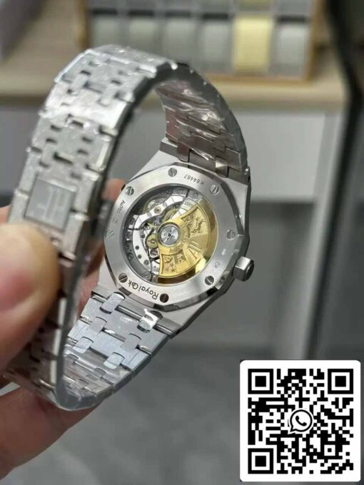 Audemars Piguet 15454BC.GG.1259BC.01 Frost Gold 1:1 best edition APS Factory White dial — изображение 4