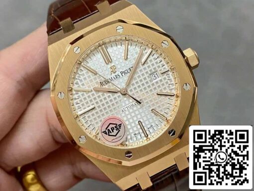 Audemars Piguet Royal Oak 15400OR.OO.D088CR.01 APS Factory V3 1:1 Best Edition White Dial - Imagen 9