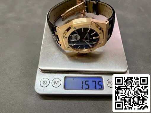 Audemars Piguet Royal Oak 15400OR.OO.D002CR.01 APS Factory V3 1:1 Best Edition Black Dial – Bild 2