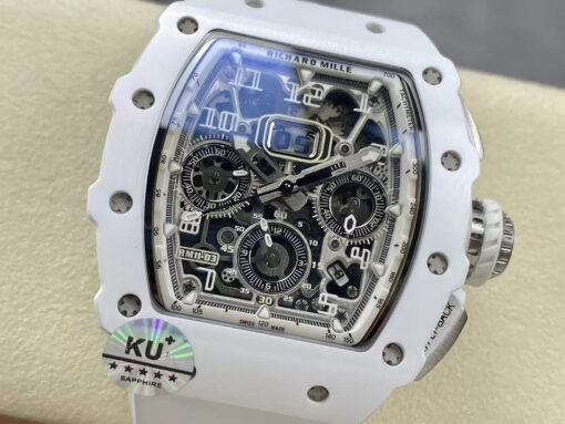 Richard Mille RM11-03 Best Edition KU+ Factory [KV - V5] Version White Carbon - Image 3