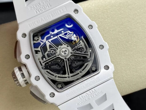 Richard Mille RM11-03 Best Edition KU+ Factory [KV - V5] Version White Carbon - Image 7