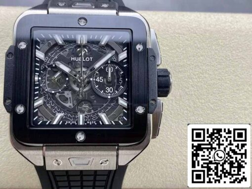 Hublot SQUARE BANG UNICO 821.NM.0170.RX 1:1 Best Edition BBF Factory Black Bezel - Image 10