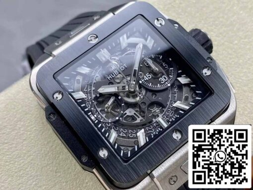 Hublot SQUARE BANG UNICO 821.NM.0170.RX 1:1 Best Edition BBF Factory Black Bezel - Image 9