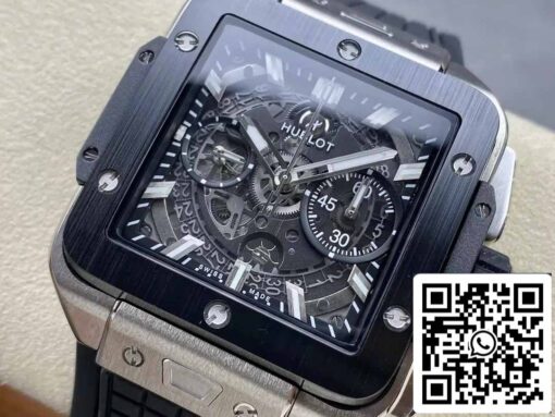 Hublot SQUARE BANG UNICO 821.NM.0170.RX 1:1 Best Edition BBF Factory Black Bezel - Image 8