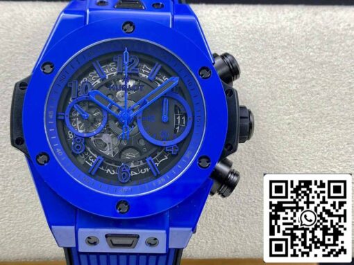 Hublot Big Bang Unico 411.ES.5119.RX 1:1 Best Edition BBF Factory Blue Ceramic - Image 10