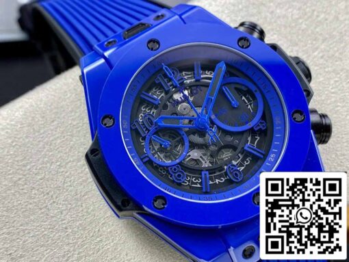 Hublot Big Bang Unico 411.ES.5119.RX 1:1 Best Edition BBF Factory Blue Ceramic - Image 7