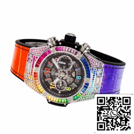 Hublot Big Bang King Gold Rainbow 441.NX.1117.LR.0999 1:1 Best Edition BBF Factory - Image 5