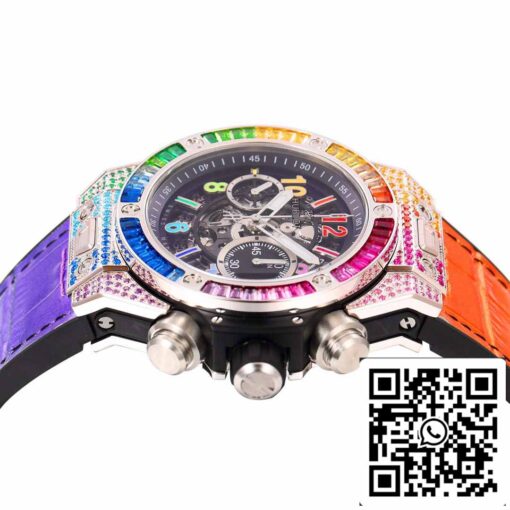 Hublot Big Bang King Gold Rainbow 441.NX.1117.LR.0999 1:1 Best Edition BBF Factory - Image 4