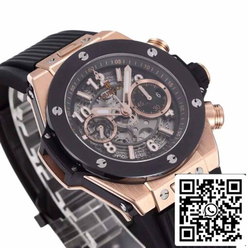 Hublot Big Bang Unico King Gold Black Ceramic 421.OM.1180.RX 1:1 Best Edition BBF Factory - Image 6