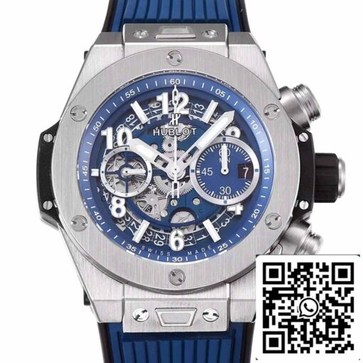 Hublot Big Bang Unico Titanium 421.NX.5170.RX 1:1 Best Edition BBF Factory Blue Dial - Image 9