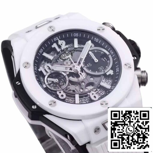 Hublot Big Bang Unico Ceramic 441.HX.1171.RX 1:1 Best Edition BBF Factory White Ceramic - Image 6