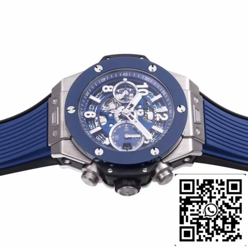 Hublot Big Bang Unico Titanium 441.NL.5171.RX 1:1 Best Edition BBF Factory Blue Strap Ceramic Bezel - Image 4