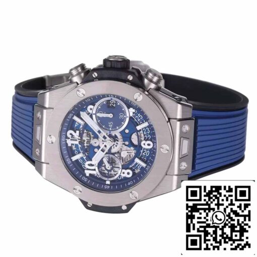 Hublot Big Bang Unico Titanium 441.NX.5171.RX 1:1 Best Edition BBF Factory Blue Strap - Image 5