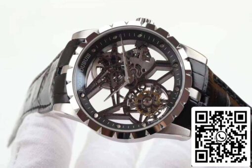 Roger Dubuis Excalibur RDDBEX0392 Silver Case 1:1 Best Edition BBR Factory V3 Tourbillon Watch - 이미지 8