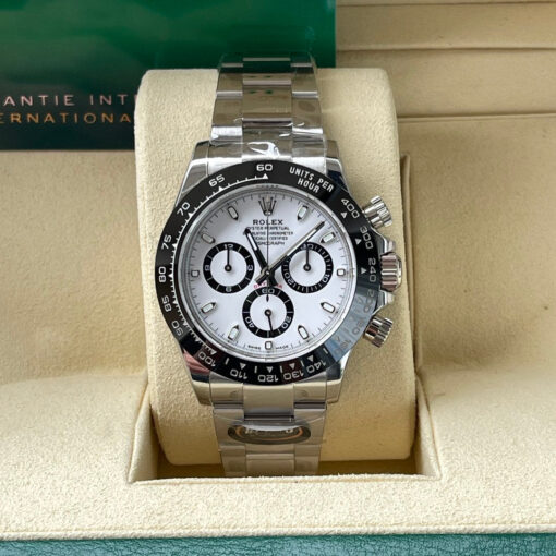 Replica Rolex Daytona m116500ln-0001  Best Edition BT Factory White Daytona Panda