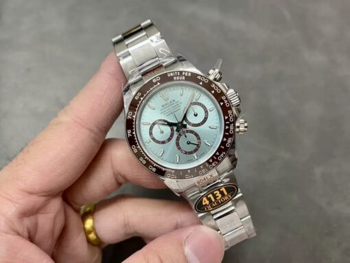 Rolex Cosmograph Daytona m126506-0001 Ice Blue 1:1 Best Edition QF Factory 4131 Movement - immagine 4