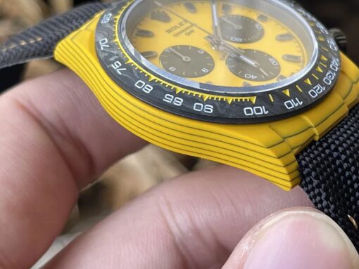 【4130 Movement DIW Modified Version】Rolex Cosmograph Daytona Series with Carbon Fiber Case – Bild 9