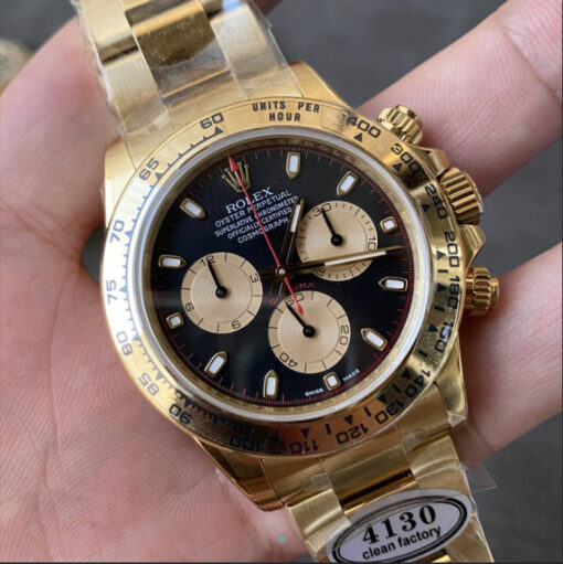 Replica Rolex Cosmograph Daytona m126508-0002 Clean Factory Yellow Gold 4130 Movement - Image 2