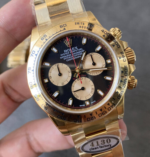 Replica Rolex Cosmograph Daytona m126508-0002 Clean Factory Yellow Gold 4130 Movement - Image 5