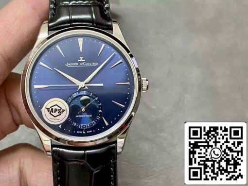 Jaeger-LeCoultre Master Ultra Thin MOON Q1368480 1:1 Best Edition APS Factory Blue Dial - Image 9