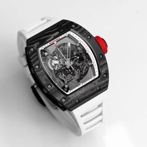 RICHARD MILLE RM055 Redesigned original 1:1 Best Edition BBR Factory 2024 White Strap - Image 2