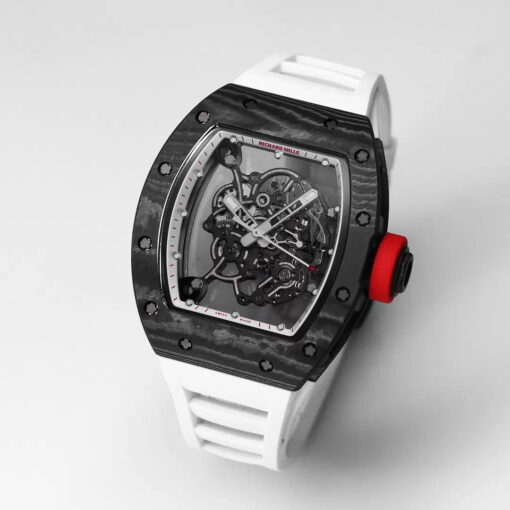 RICHARD MILLE RM055 Redesigned original 1:1 Best Edition BBR Factory 2024 White Strap - Image 3