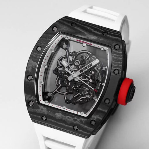 RICHARD MILLE RM055 Redesigned original 1:1 Best Edition BBR Factory 2024 White Strap - Image 5