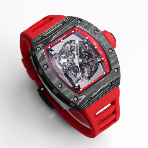 RICHARD MILLE RM055 Redesigned original 1:1 Best Edition BBR Factory 2024 Red Strap - Image 2