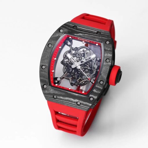 RICHARD MILLE RM055 Redesigned original 1:1 Best Edition BBR Factory 2024 Red Strap - Image 3