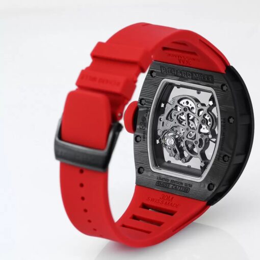 RICHARD MILLE RM055 Redesigned original 1:1 Best Edition BBR Factory 2024 Red Strap - Image 7