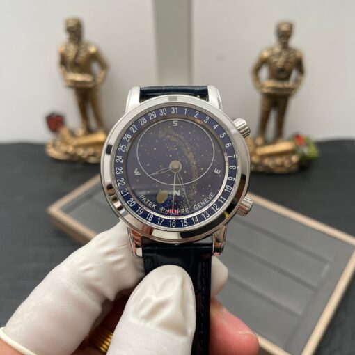 Patek Philippe Grand Complications 6102P-001 1:1 Best Edition AI Factory Sky Moon Blue Dial - Image 2