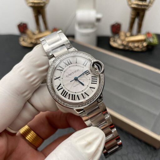 Ballon Bleu De Cartier W4BB0016 33MM 1:1 Best Edition AF Factory White Dial - immagine 9