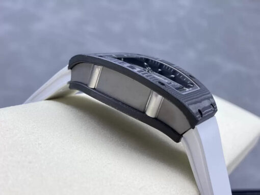 Richard Mille RM 07 RM007 Carbon NTPT Case 1:1 Best Edition G+ Factory White Strap - Image 6