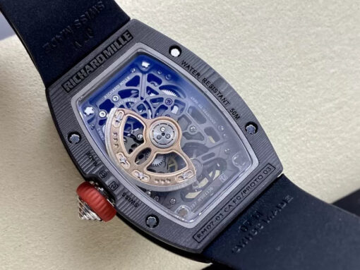 Richard Mille RM 07 RM007 Carbon NTPT Case 1:1 Best Edition G+ Factory - Image 4