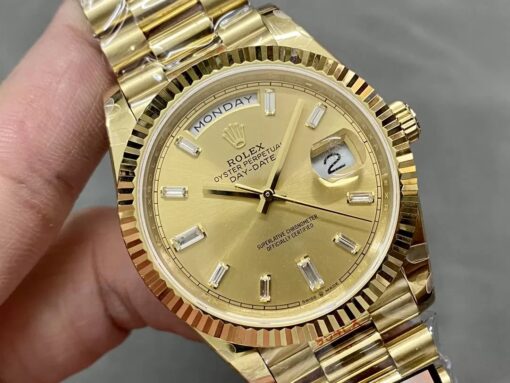 Rolex Day Date 40 m228238-0005  Yellow Dial 1:1 Best Edition Counterweight Version 183 Gram - Imagen 8