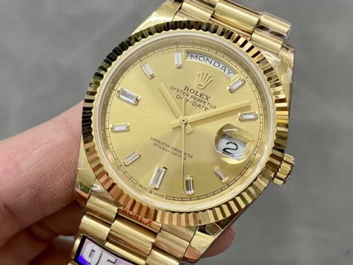 Rolex Day Date 40 m228238-0005  Yellow Dial 1:1 Best Edition Counterweight Version 183 Gram - Imagen 7