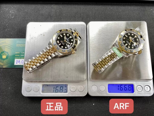 Replica Rolex GMT Master II M126713grnr-0001  ARF Factory 1:1 Best Edition CounterWeight Version - immagine 9