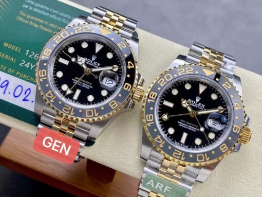 Replica Rolex GMT Master II M126713grnr-0001  ARF Factory 1:1 Best Edition CounterWeight Version - immagine 7