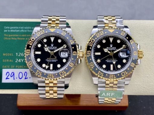 Replica Rolex GMT Master II M126713grnr-0001  ARF Factory 1:1 Best Edition CounterWeight Version - immagine 6