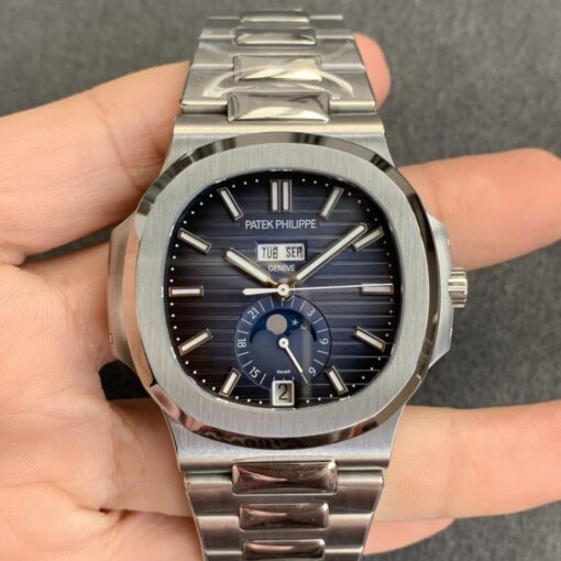 Patek Philippe Nautilus 5726 1:1 Best Edition GR Factory V3 Blue Dial Stainless Steel – Image 9