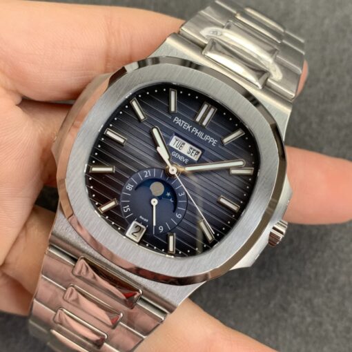 Patek Philippe Nautilus 5726 1:1 Best Edition GR Factory V3 Blue Dial Stainless Steel – Image 2