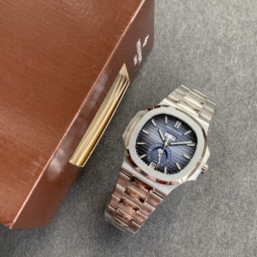 Patek Philippe Nautilus 5726 1:1 Best Edition GR Factory V3 Blue Dial Stainless Steel – Image 8